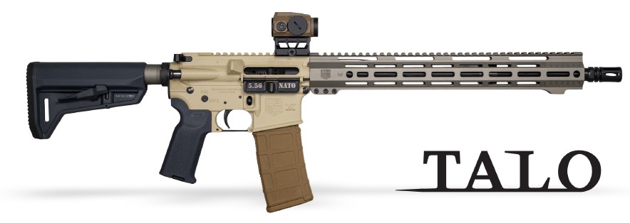 DB15 Motley Pue, 5.56 NATO, 16" TB, Viridian Venta, Desert Sage, Gun Metal Grey, 30-rd PMAG