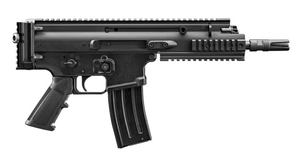 SCAR, 15P Pistol, .300 BLK, 7.5", Rear VPR, FH, Black, 30-rd