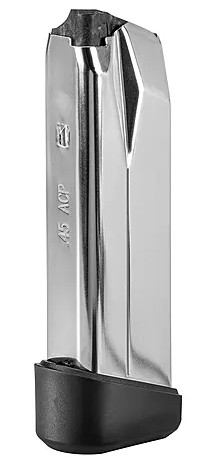 Magazine, .45 ACP, FN 545, Silver, Black Base, 15-rd