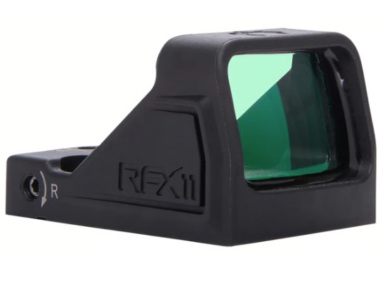 RFX11, Micro Green Dot Reflex Sight, 3 MOA, Shield Mounting, Black