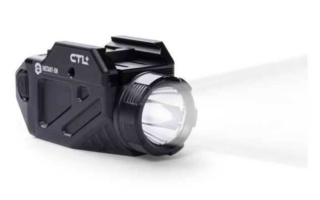 CTL+ Universal High-Output Tactical Light, 1100 Lumens, INSTANT-ON, Black