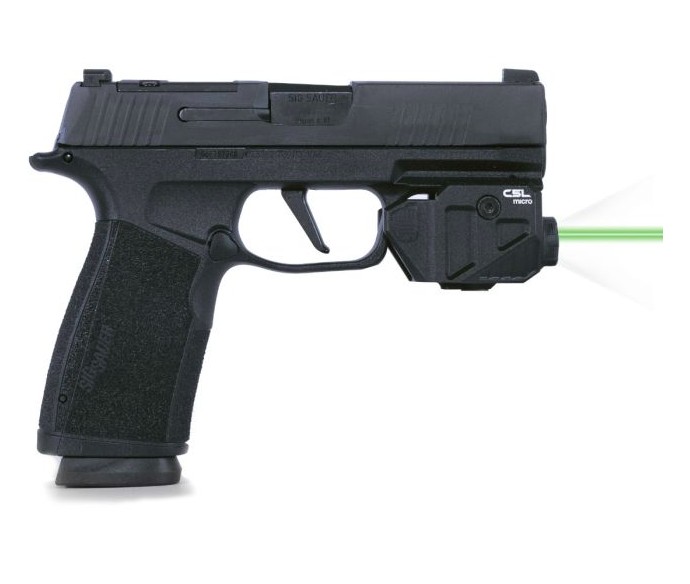 C5L, Micro Universal Green Laser & Tactical Light, 550 Lumens, INSTANT-ON, Black