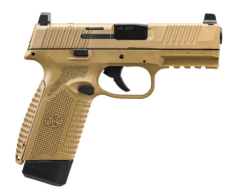 FN 545 MRD, .45 ACP, 4.1", OR, FDE, (2) 15-rd