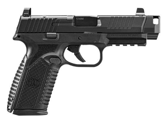 FN 510 MRD Comp, 10mm, 4.43", OR, Black, (2) 10-rd