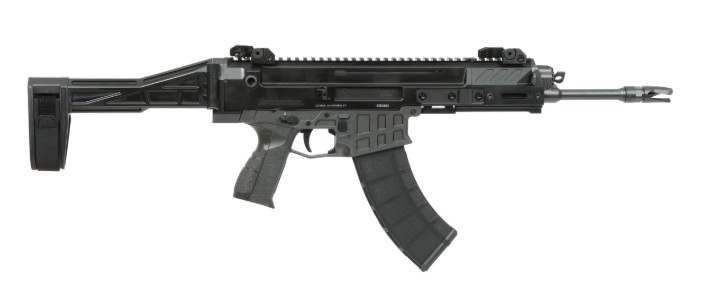 CZ Bren2 MS Pistol, 7.62, 11" TB, SB Tactical Brace, MTS, Black,30-rd