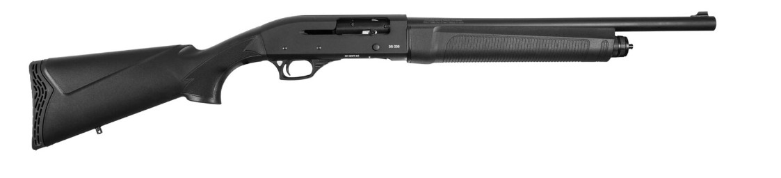 KOTA DR-300 Tactical, 12 Gauge, 18.5", 3", FO Front, Black, 3-rd