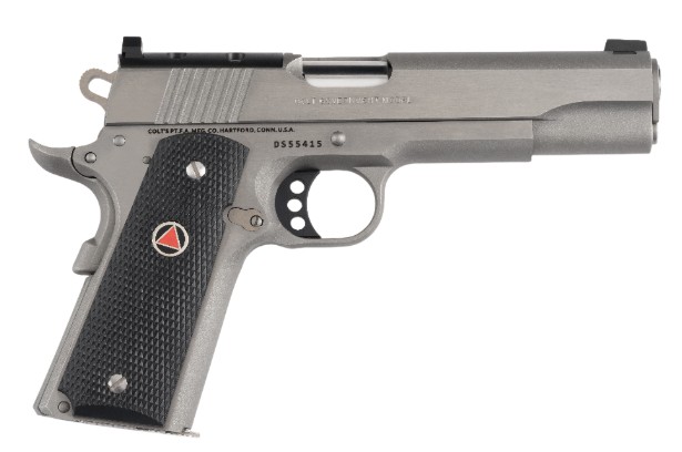 Delta Elite, 10mm, 5", OR, Polished Stainless, Black, 8-rd