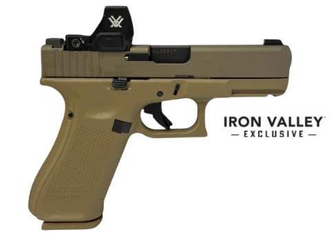Glock 19X V, 9mm, 4.02", GNS, Vortex Defender R-Dot, (1) 17-rd & (2) 19-rd, IVS