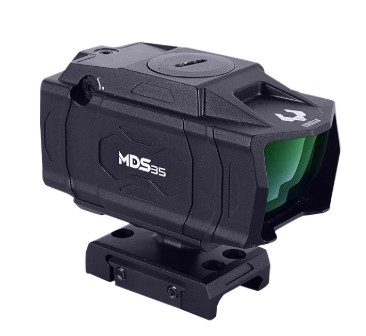 MDS35, Modern Green Dot Reflex Sight, 1x36, 3 MOA, T2 Mount, Black
