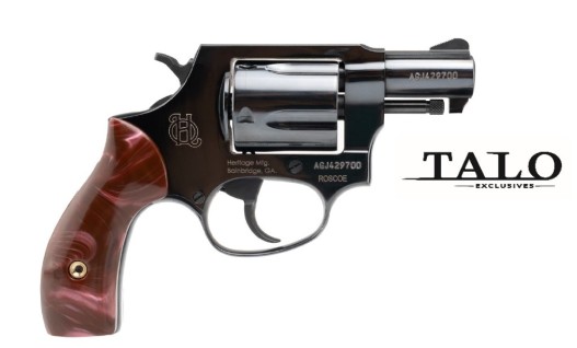 Roscoe Ron Burgundy, .38 Special, 2", Black, Burgundy Pearl, 5-rd, TALO