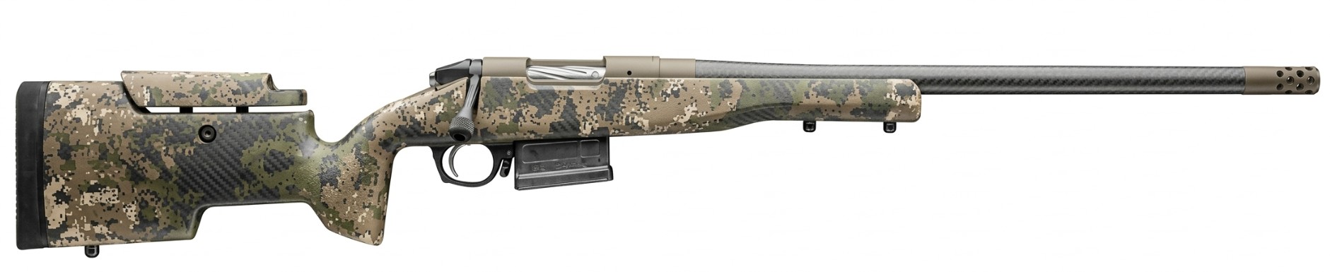 Divide, .22 Creedmoor, 20" TB, Patriot Brown, Erosion Camo, 5-rd, AICS Mag