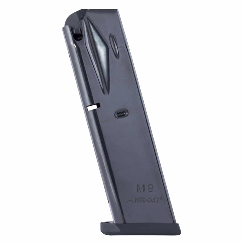 Magazine, 9mm, Beretta 92FS/M9, Blued, 10-rd