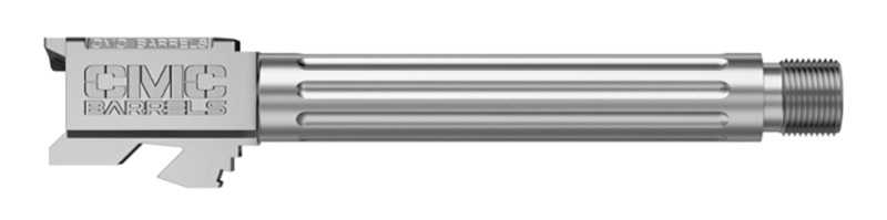 Glock 17 Fluted Barrel, Threaded, Stainless with hBN Bore & Chamber