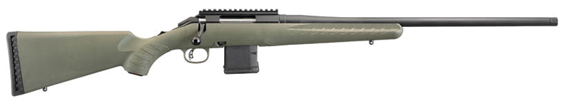 American Predator, .204 Ruger, 22" Threaded Barrel, Black, Moss Green, 10-rd
