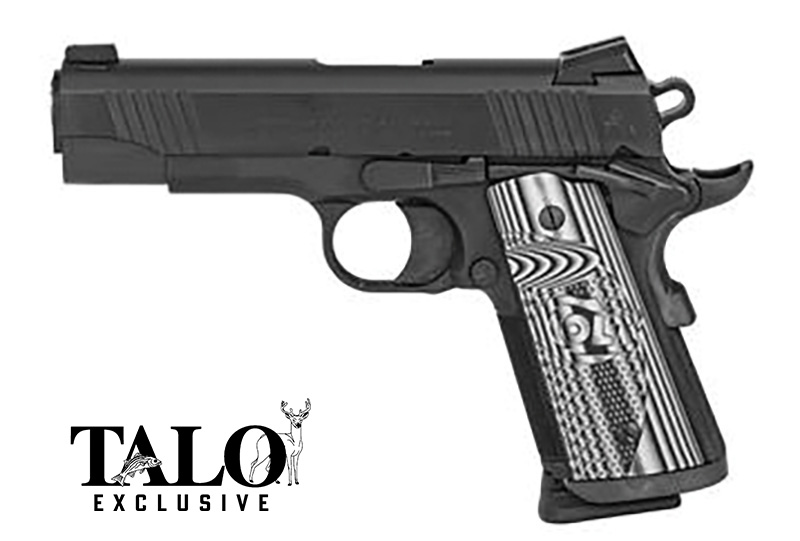 CCU Concealed Carry Officers, 9mm, 4.25" Barrel, Novak Sights, Black, 8-rd, TALO