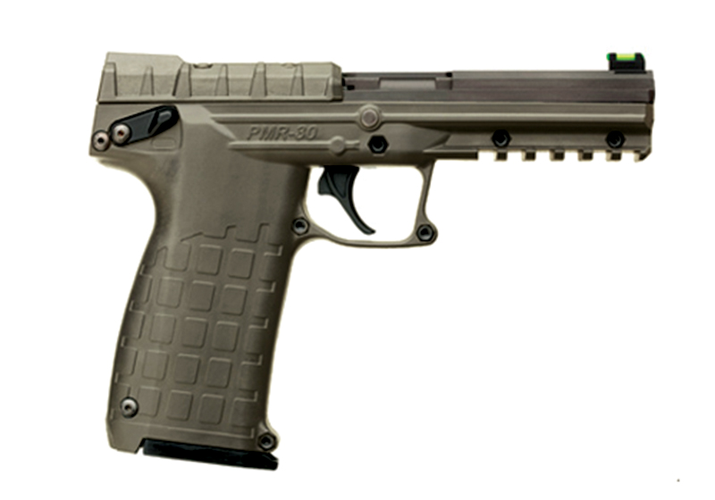 PMR-30, .22 Mag, 4.3" Barrel, Fiber Optic, Black/Green, 30-rd