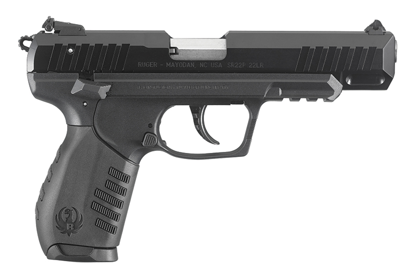 SR22, .22LR, 4.5" Barrel, 3-Dot Sights, Black, (2) 10-rd