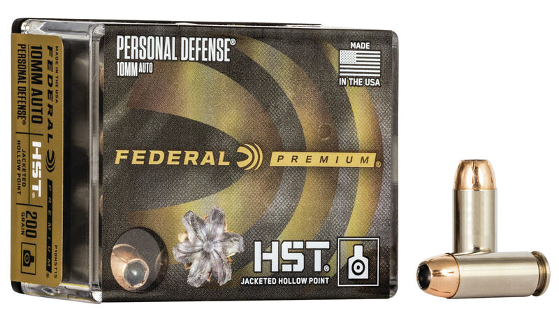 Personal Defense HST, 10mm Auto, 200 Grain, JHP, 20/Box