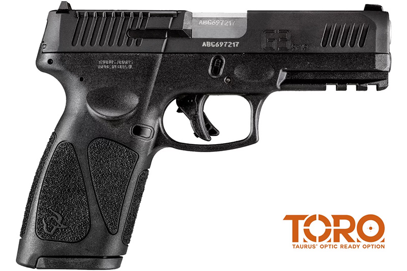 G3, 9mm, 4" Barrel, TORO Optic Ready, Black, (2) 17-rd
