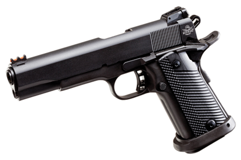 Rock Ultra FS HC, 10mm, 5" Barrel, Fiber Optic, Parkerized, G10 Grips, 16-rd