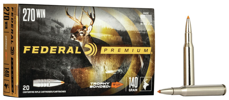 Premium, .270 Win, 140 Grain, Trophy Bonded Tip, 20/Box