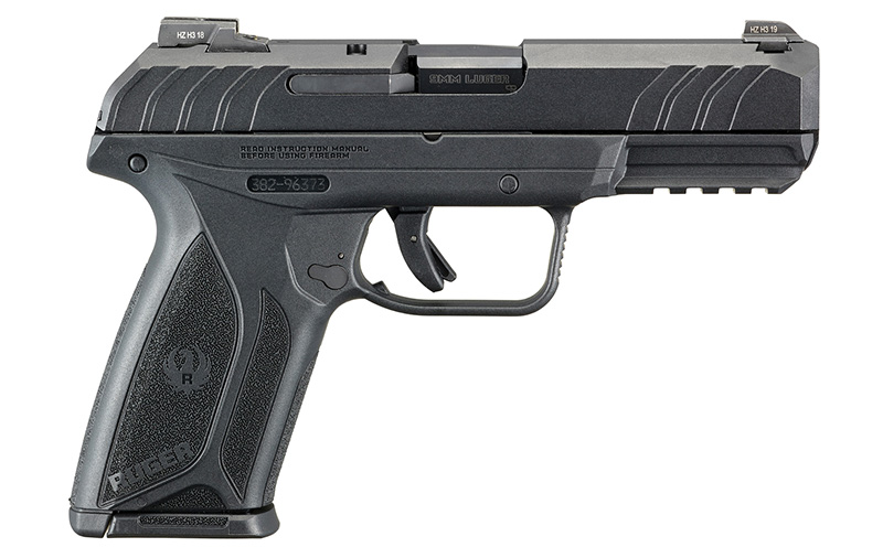 Security-9 Pro, 9mm Luger, 4" Barrel, Tritium, Black, (3) 15-rd