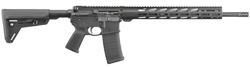 AR-556, 5.56 NATO, 18" Barrel, Black, Collapsible Stock, M-LOK Handguard, 30-rd