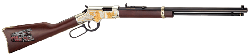 Firefighter Tribute Edition, .22LR, 20" Octagon Barrel, Engraved, Blued/Walnut, 16-rd