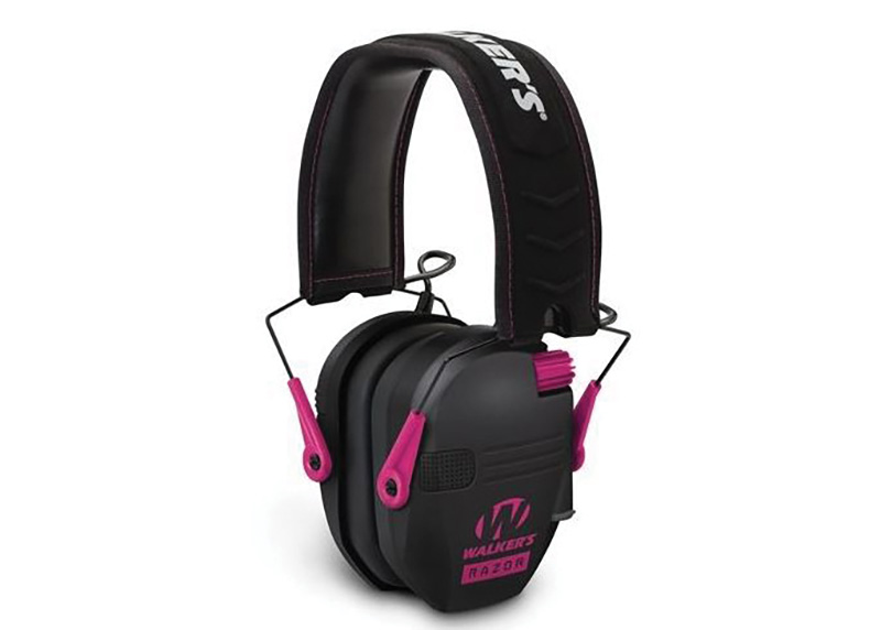 Razor Slim Electronic Muff, Black/Pink