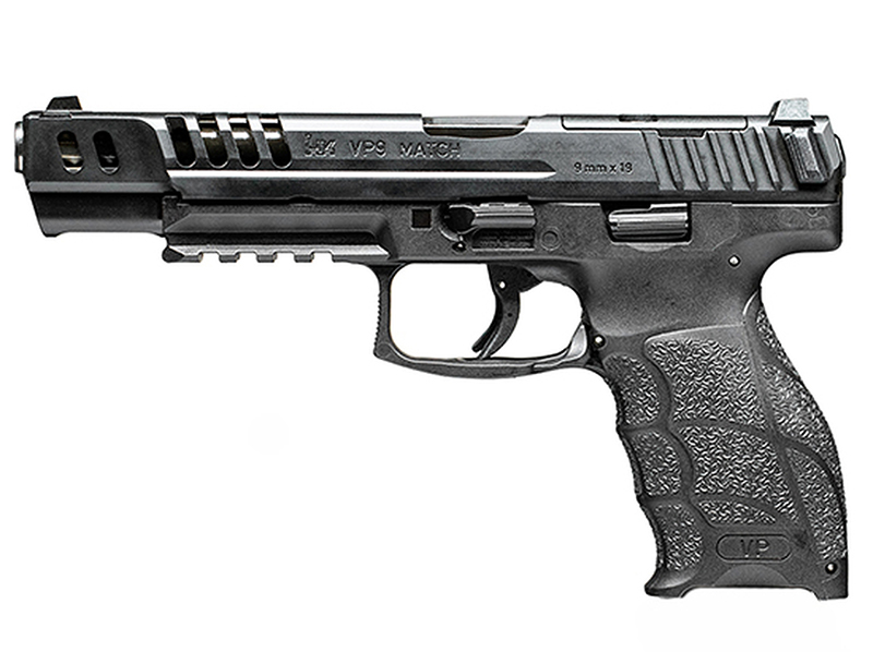 VP9 Match, 9mm, 5.51" Barrel, Optics Ready, Luminous Sights, (4) 10-rd, Side Mag Release