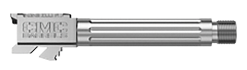 Glock 19 Fluted Barrel, Threaded, Stainless with hBN Bore & Chamber