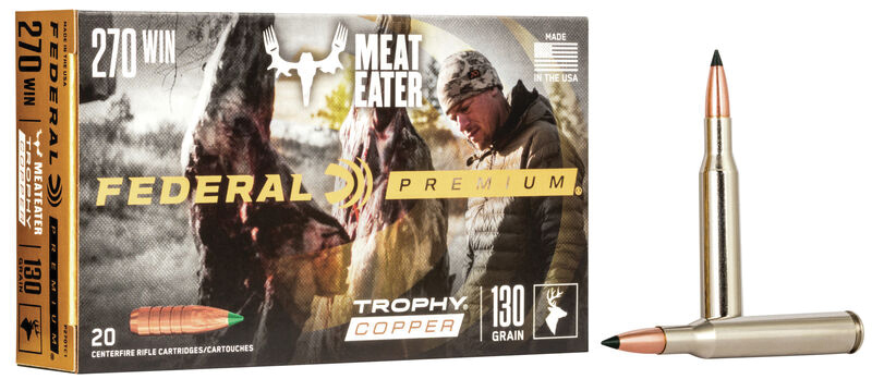 Premium, .270 Win, 130 Grain, Trophy Copper, 20/Box