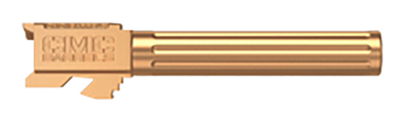 Glock 34 Fluted Barrel, Bronze TiCN with hBN Bore & Chamber