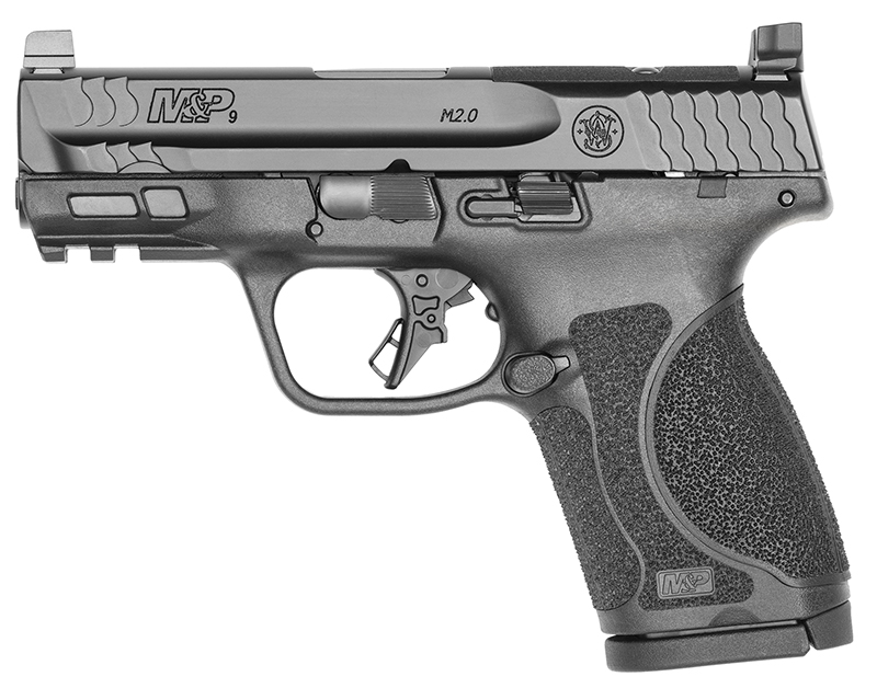 M&P 9 M2.0 Compact, 9mm, 3.6" Barrel, Optics Ready, Black, 15-rd