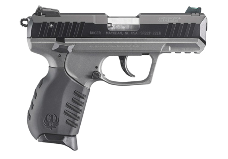 SR22, .22LR, 3.5" Barrel, 3-Dot Sights, Black, Tungsten Grey, (2) 10-rd