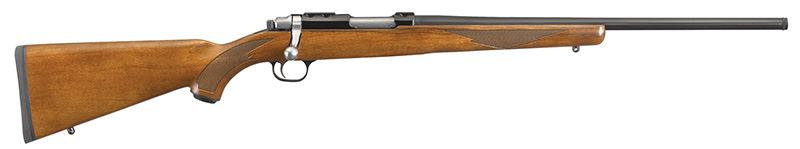 77/22, .22 Hornet, 20" Threaded Barrel, Blue, Walnut, 6-rd