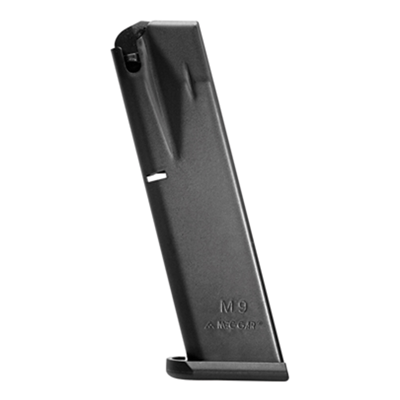 Magazine, 9mm, Beretta 92FS/M9, Blued, 18-rd