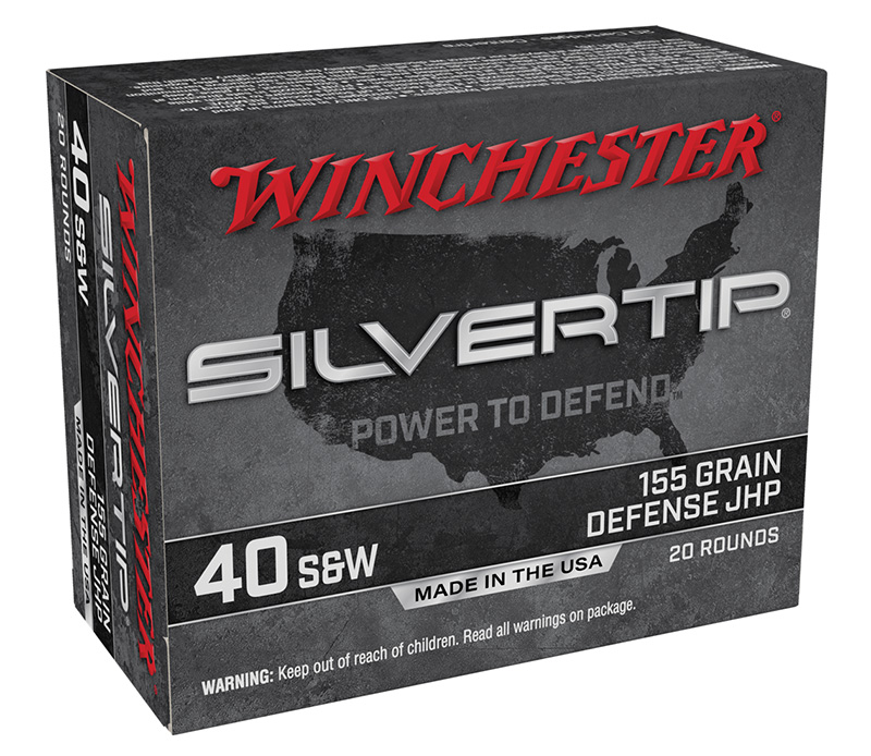 Silvertip, .40 S&W, 155 Grain, JHP, 20/Box