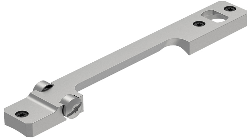 Standard Base, 1-Piece, Rem 700 Long Range RH-LA, 15 MOA, Silver