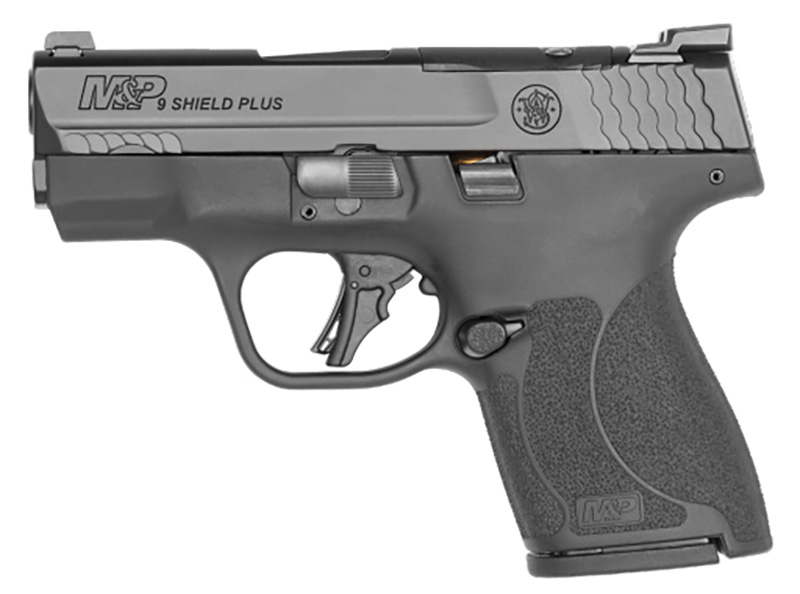 M&P Shield Plus, 9mm, 3.1" Barrel, Optic Ready, Tritium Sights, Black, (2) 10-rd