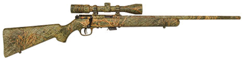 93R17 XP, .17HMR, 22" Barrel, 3-9x40 Scope, Mossy Oak Brush Camo, AccuTrigger, 5-rd
