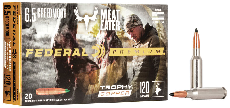 Premium, 6.5 Creedmoor, 120 Grain, Trophy Copper, 20/Box