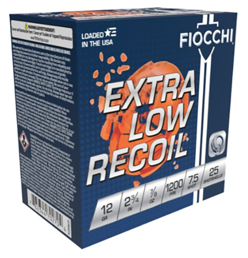 Low Recoil Trainer, 12 Gauge, 2 3/4" 7/8 oz, #7.5 Shot, 25/Box