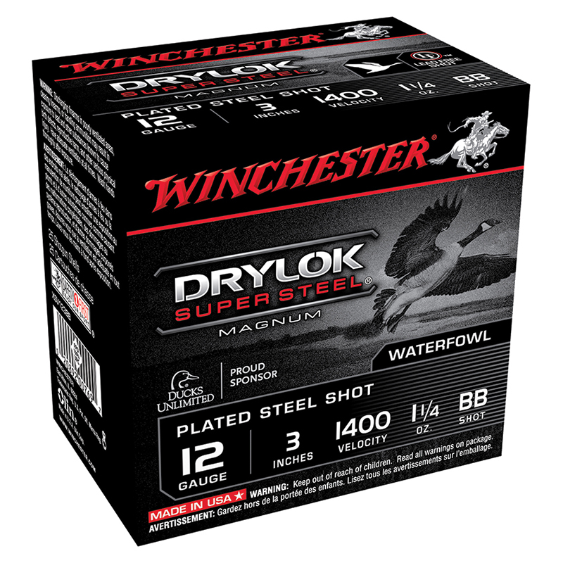 Drylok Super Steel Magnum, 12 Gauge, 3" 1 1/4 oz, BB Shot, 25/Box