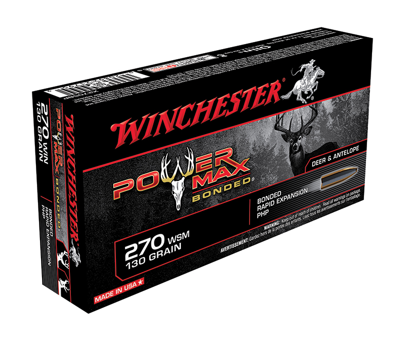 Power Max Bonded, .270 Win, 130 Grain, Rapid Expansion Protected HP, 20/Box