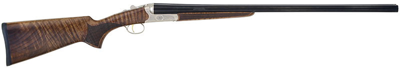Bristol Side By Side, 12 Gauge, 28" Barrel, 3" Silver/English Walnut