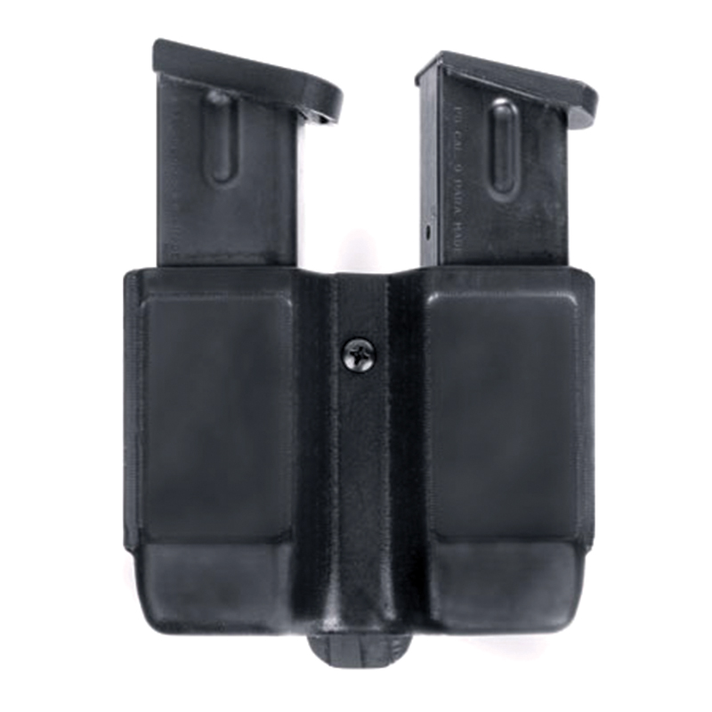 Double Magazine Case, Double Stack, Matte Black, Fits 9/40/45