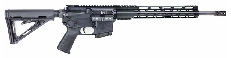 DB15 Carbon Series, 5.56 NATO, 16" Barrel, 12" M-Lok Rail, Black, 10-rd, California Compliant
