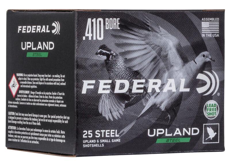 Upland Steel, 410 Bore, 3" 3/8 oz, #7.5 Shot, 25/Box