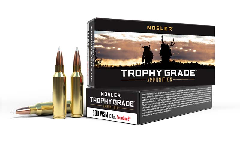 Trophy Grade, .300 Win Short Magnum, 180 Grain, AccuBond, 20/Box
